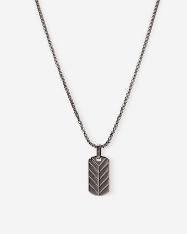 Shadow Arrow Zwart Ketting, handgemaakte sieraden, luxe heren sieraden in premium kwaliteit.